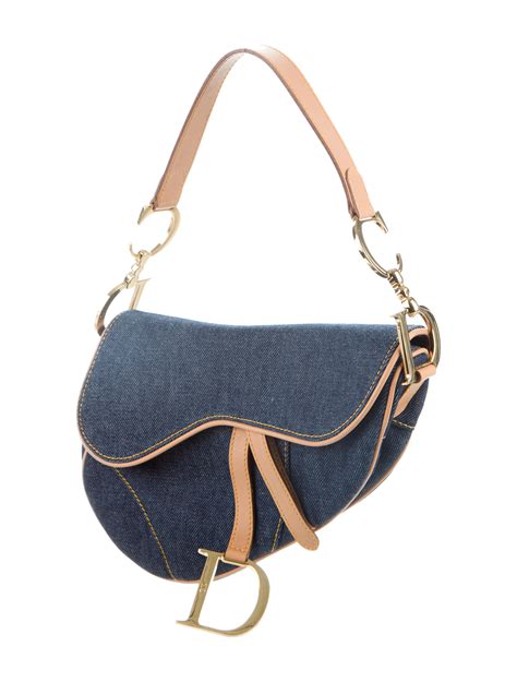 christian dior grey saddle bag|christian dior denim saddle bag.